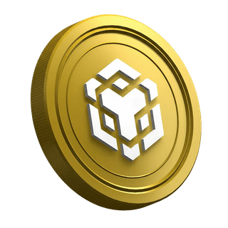 Pièce Binance BNB figurant sur la page du guide destiné aux nouveaux investisseurs